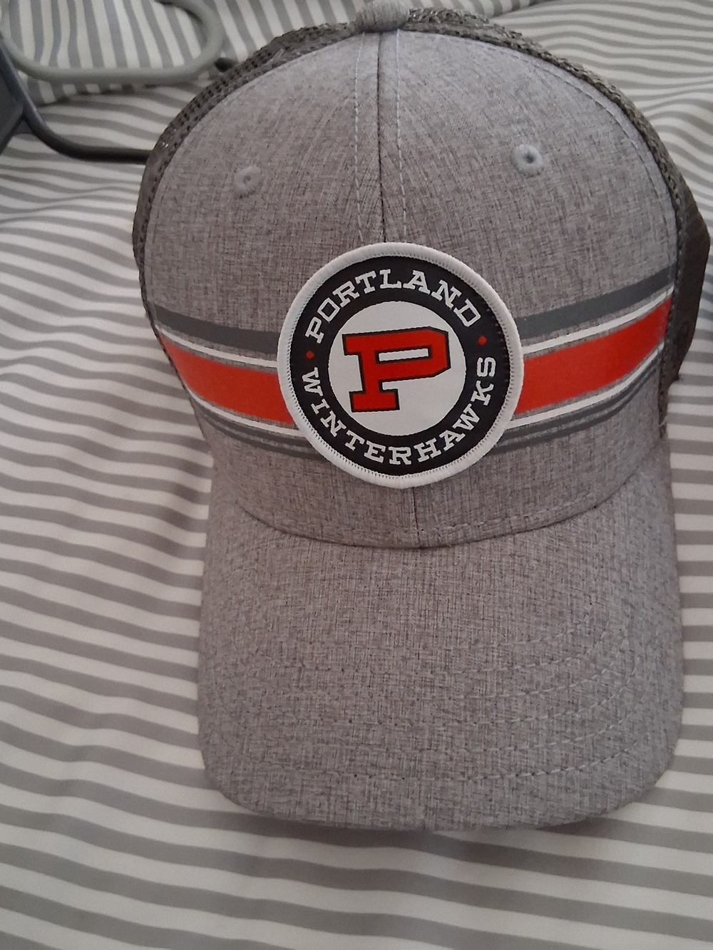 Kids Grey & Orange Cap